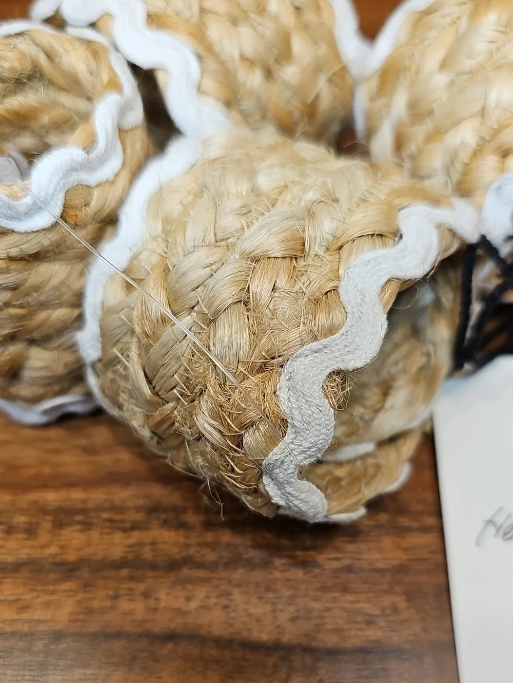 Set Of 4 Woven Natural Jute Napkin Rings Hearth & Hand